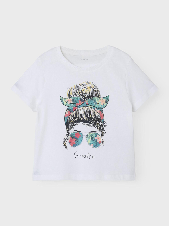 T-shirt summer farine blanc fille - Name it