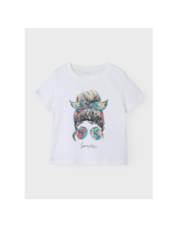 T-shirt summer farine blanc fille - Name it