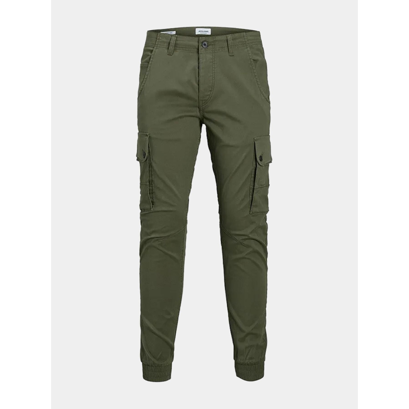 Pantalon cargo paul warner kaki garçon - Jack & Jones