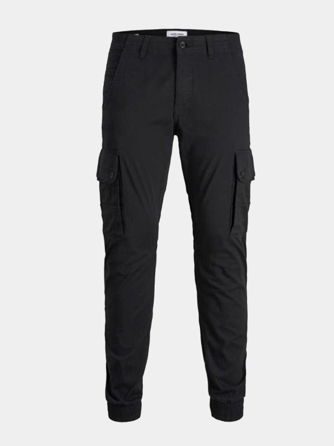 Pantalon cargo paul warner noir garçon - Jack & Jones