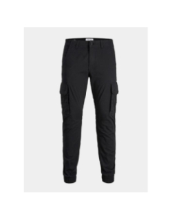 Pantalon cargo paul warner noir garçon - Jack & Jones