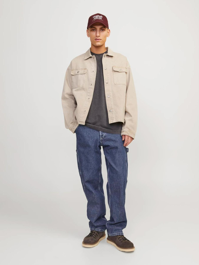 Jean droit loose eddie carpenter bleu homme - Jack & Jones