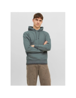 Sweat à capuche star basic uni kaki clair homme - Jack & Jones