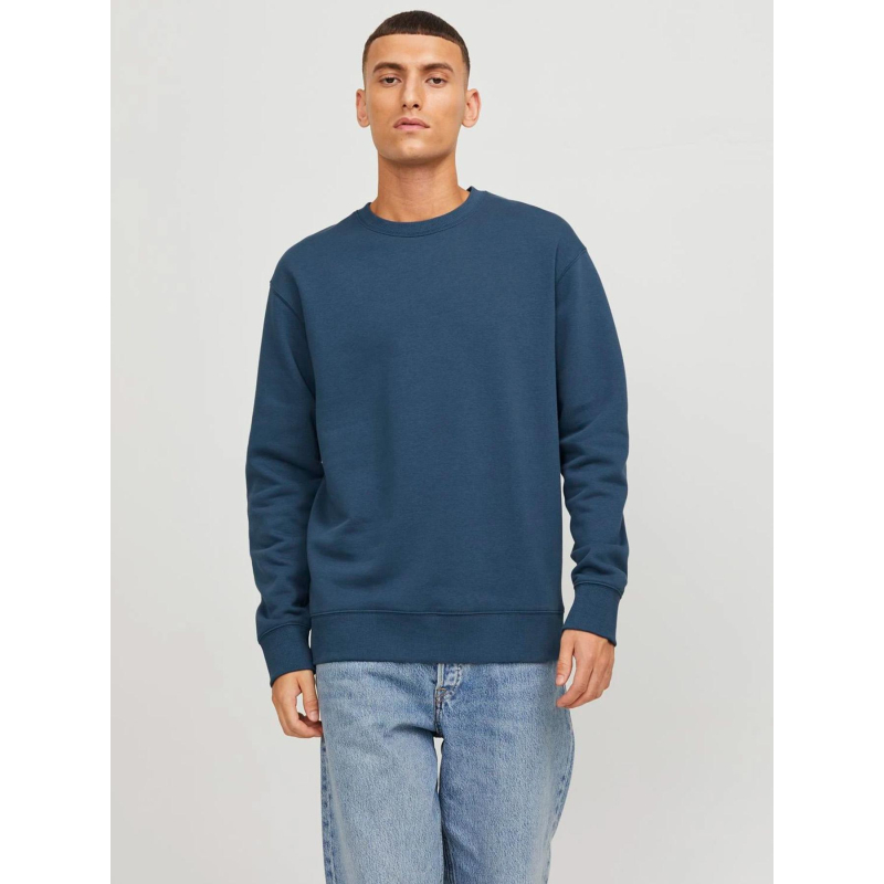 Sweat star basic uni bleu homme - Jack & Jones