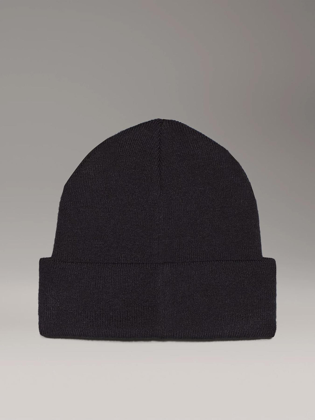 Bonnet logo monogram noir femme - Calvin Klein Jeans