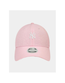 Casquette 9forty new york yankees jacquard rose femme - New Era