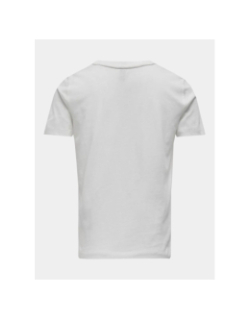 T-shirt beate life bichette blanc fille - Only