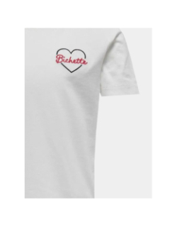 T-shirt beate life bichette blanc fille - Only