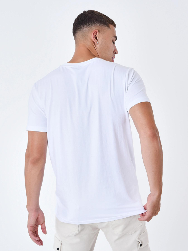 T-shirt brodé logo blanc homme - Project X Paris