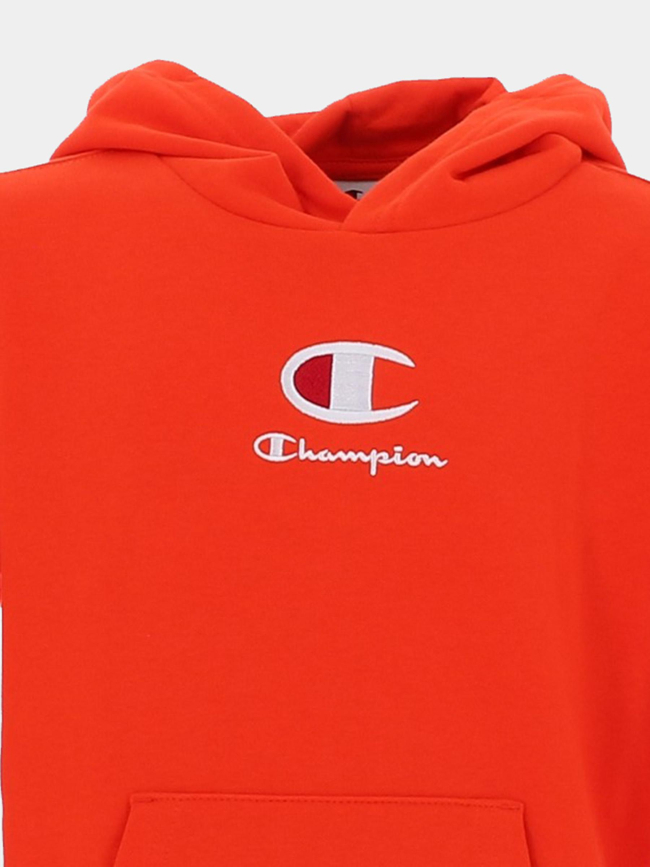 Sweat à capuche hooded rouge enfant - Champion