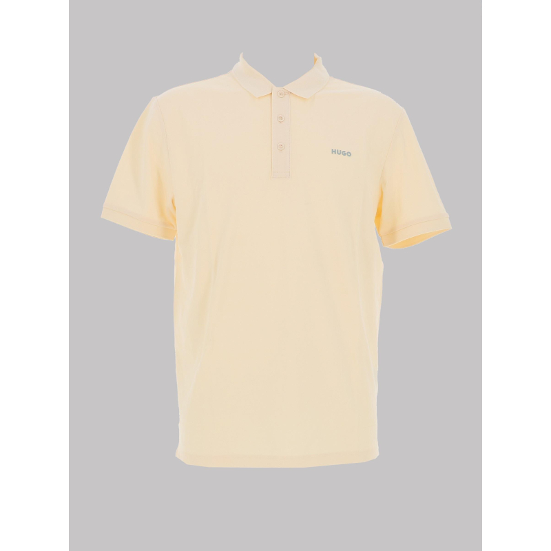 Polo uni donos beige homme - Hugo