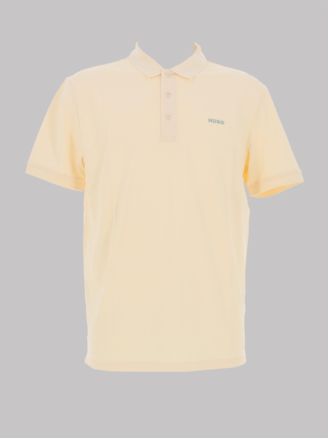 Polo uni donos beige homme - Hugo