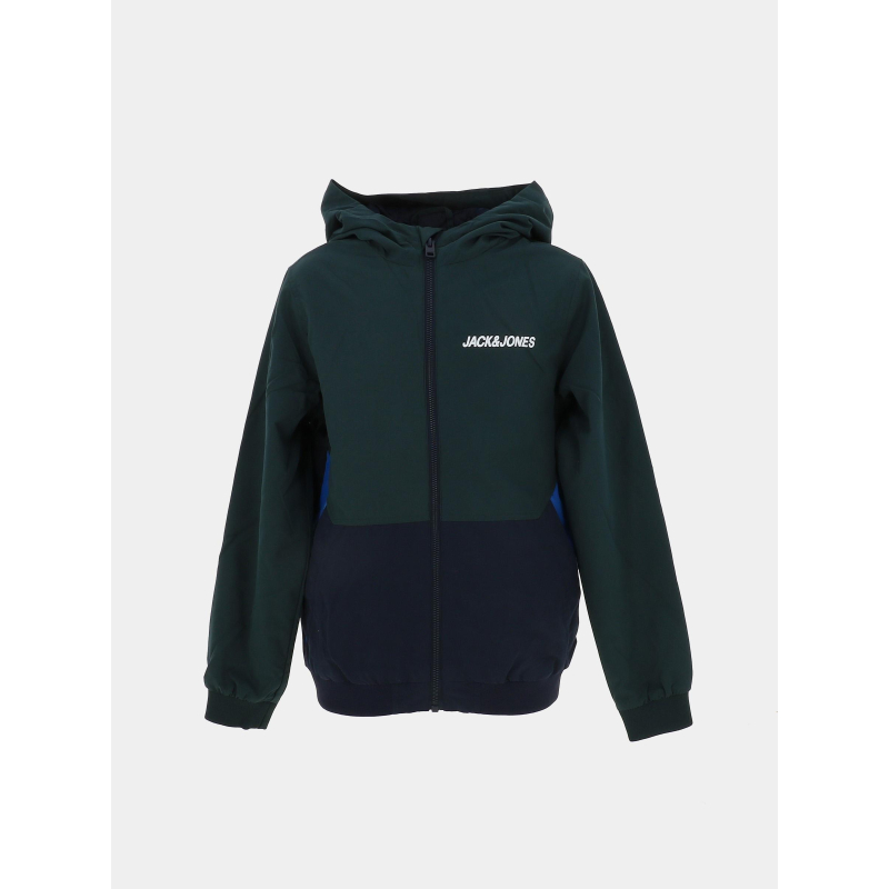 Bomber rush blocking tricolor vert garçon - Jack & Jones