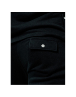 Pantalon cargo logo noir homme - Chabrand