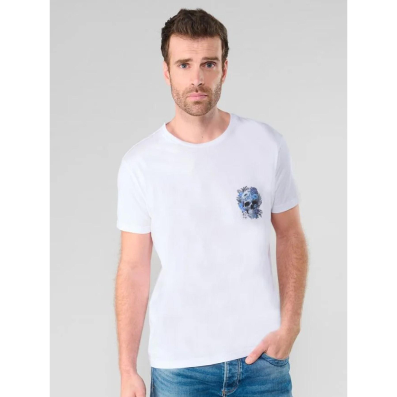 T-shirt santiago blanc homme - Le Temps Des Cerises