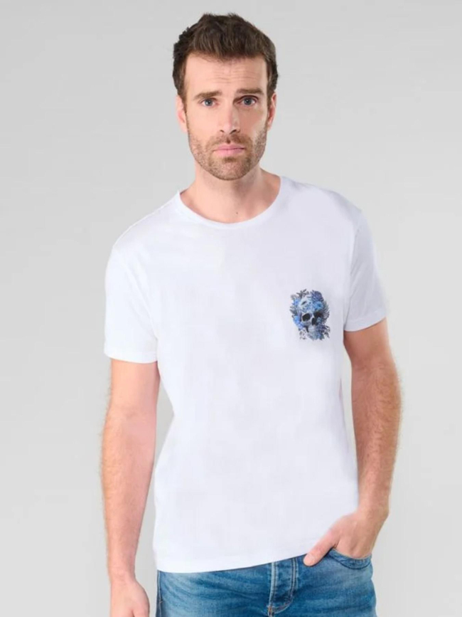 T-shirt santiago blanc homme - Le Temps Des Cerises