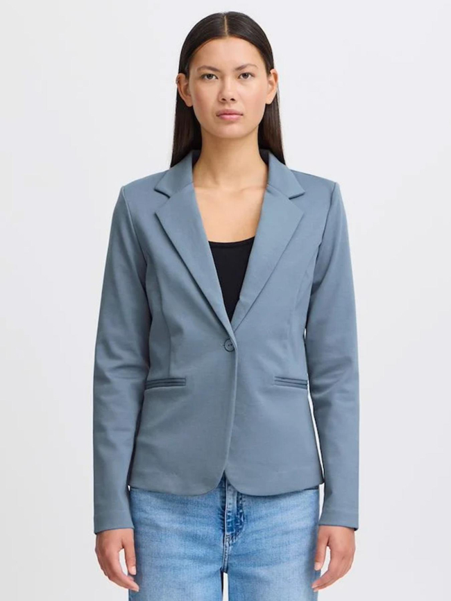 Veste blazer kate bleu femme - Ichi