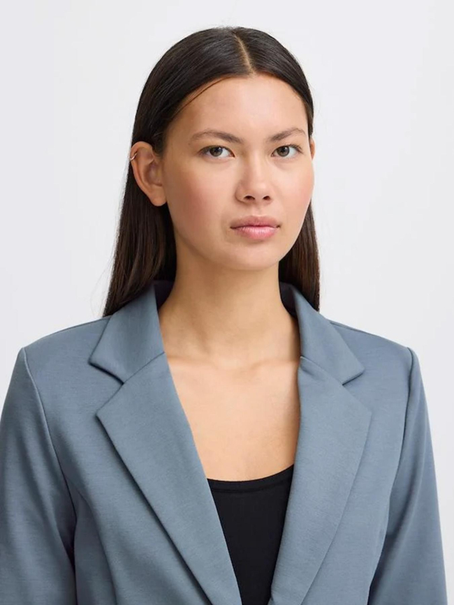 Veste blazer kate bleu femme - Ichi