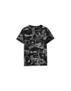 T-shirt camouflage noir gris garçon - Puma