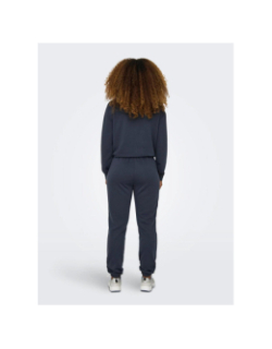 Jogging uni comfort brush bleu marine femme - Only