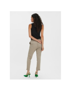 Pantalon loose maya beige femme - Vero Moda