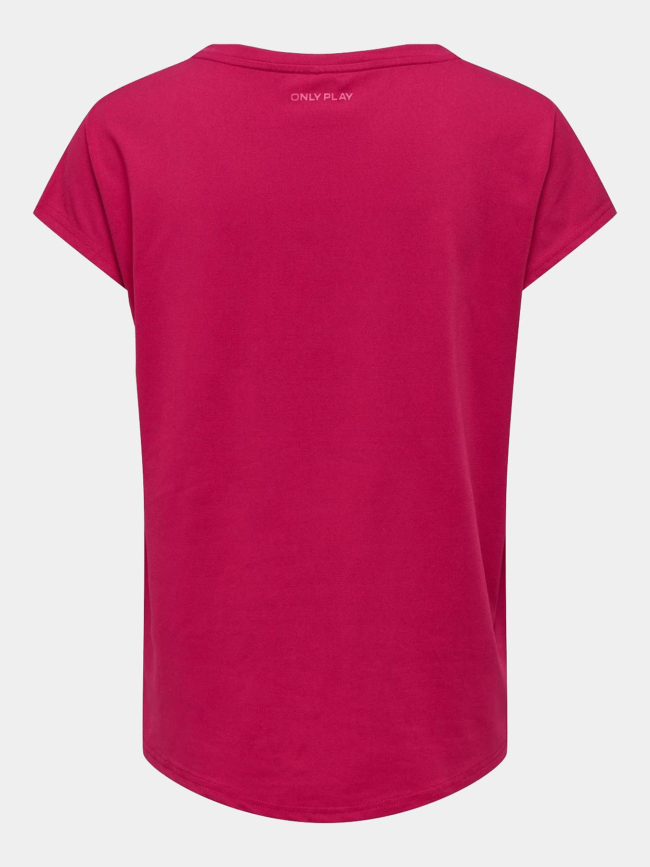 T-shirt loose aubree rose femme - Only Play