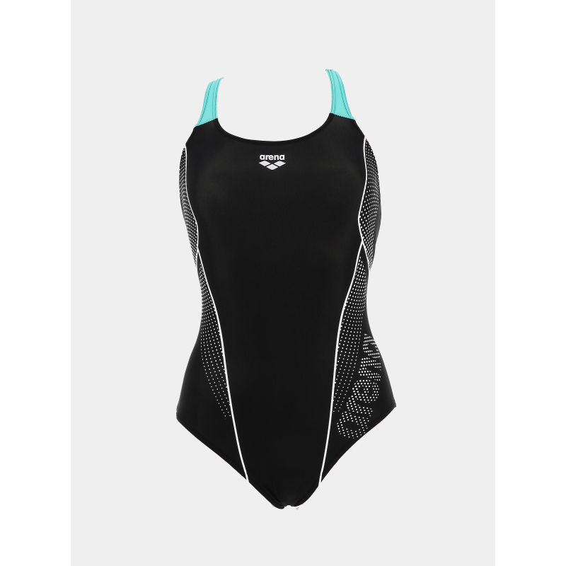 Maillot de bain une pièce symmetrical noir femme - Arena