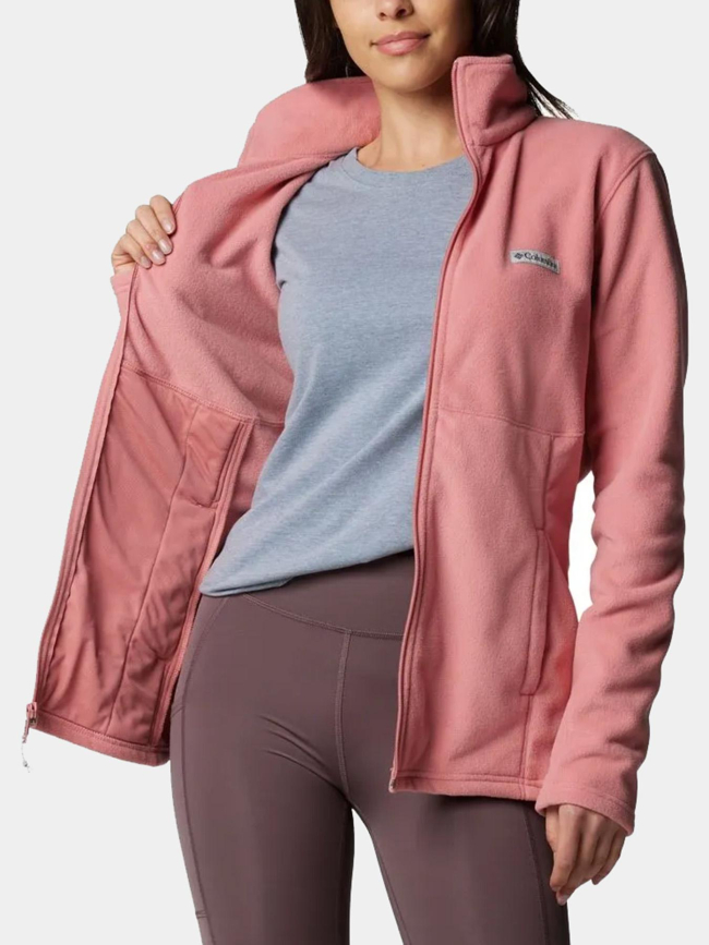 Veste polaire basin trail rose femme - Columbia