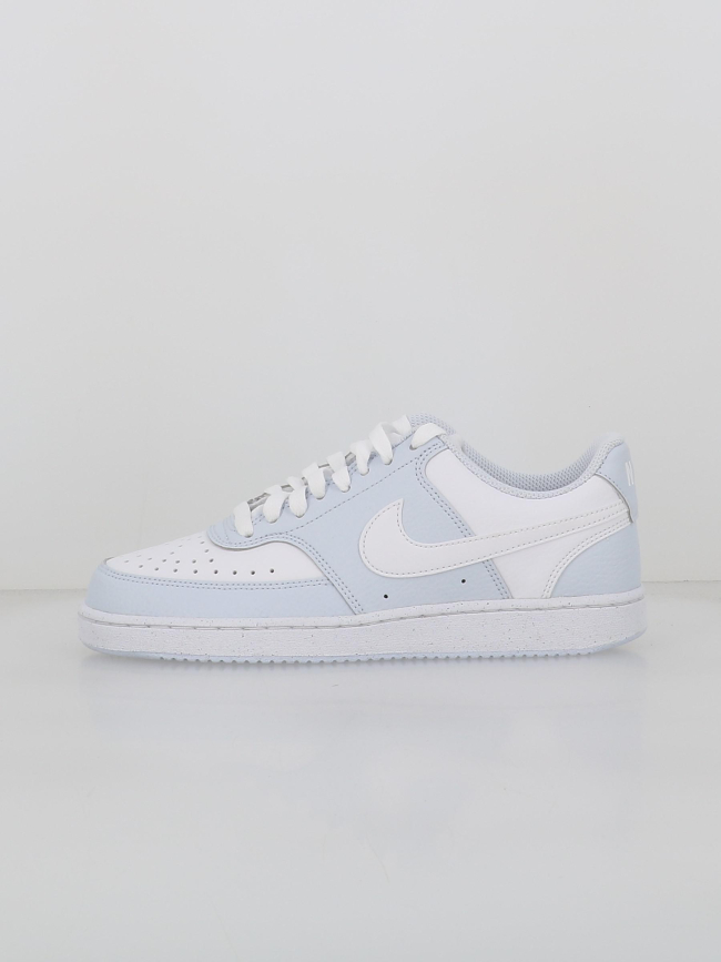 Baskets court vision gris clair blanc femme - Nike