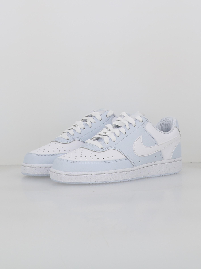 Baskets court vision gris clair blanc femme - Nike