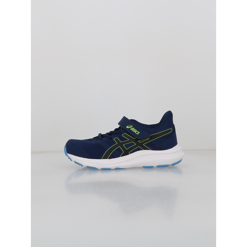 Baskets à scratch jolt 4 ps bleu marine enfant - Asics