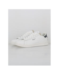 Baskets player basic en cuir blanc homme - Pepe Jeans