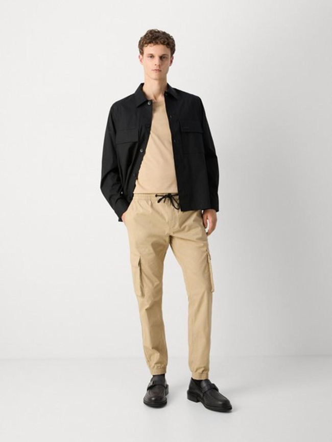 Pantalon cargo skinny whashed beige homme - Calvin Klein Jeans