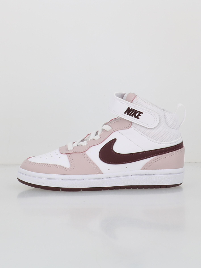 Baskets montantes scratch court borough blanc enfant - Nike