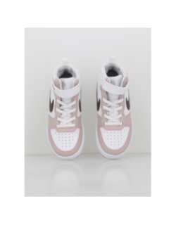 Baskets montantes scratch court borough blanc enfant - Nike