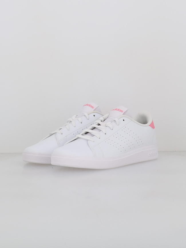 Baskets advantage base 2.0 blanc rose fille - Adidas