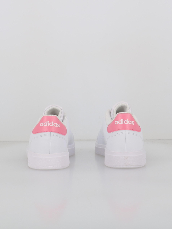 Baskets advantage base 2.0 blanc rose fille - Adidas