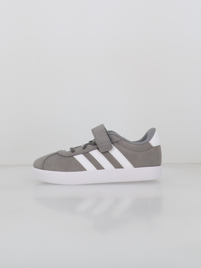 Baskets à scratch vl court 3.0 el gris enfant - Adidas