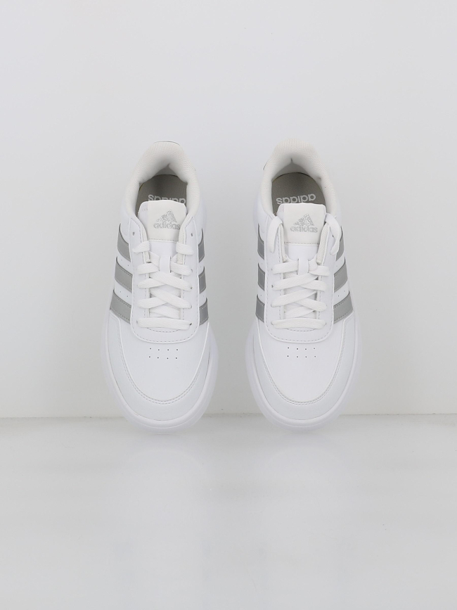 Baskets breaknet 2.0 blanc argent femme - Adidas