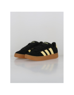 Baskets grand court alpha noir jaune femme - Adidas