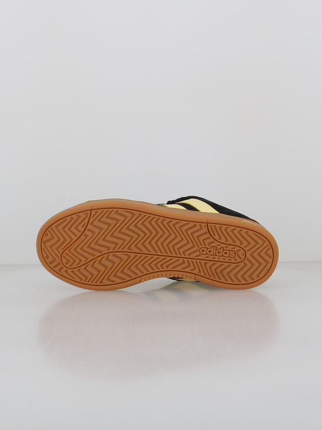 Baskets grand court alpha noir jaune femme - Adidas