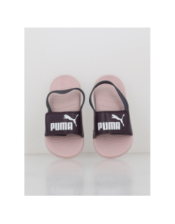 Claquettes popcat strap avec lanière enfant violet - Puma