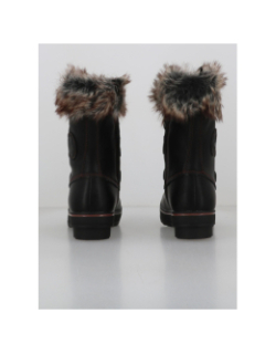 Botte de neige camille noir femme - Kimberfell