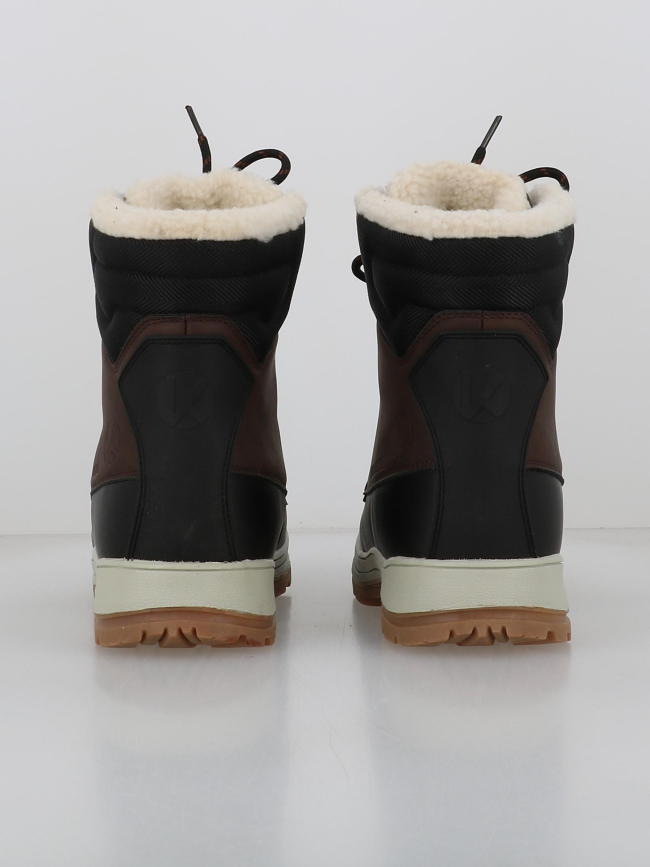 Bottes de neige nolan marron homme - Kimberfeel