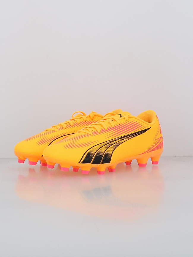 Chaussures de football ultra play fg/ag orange homme - Puma