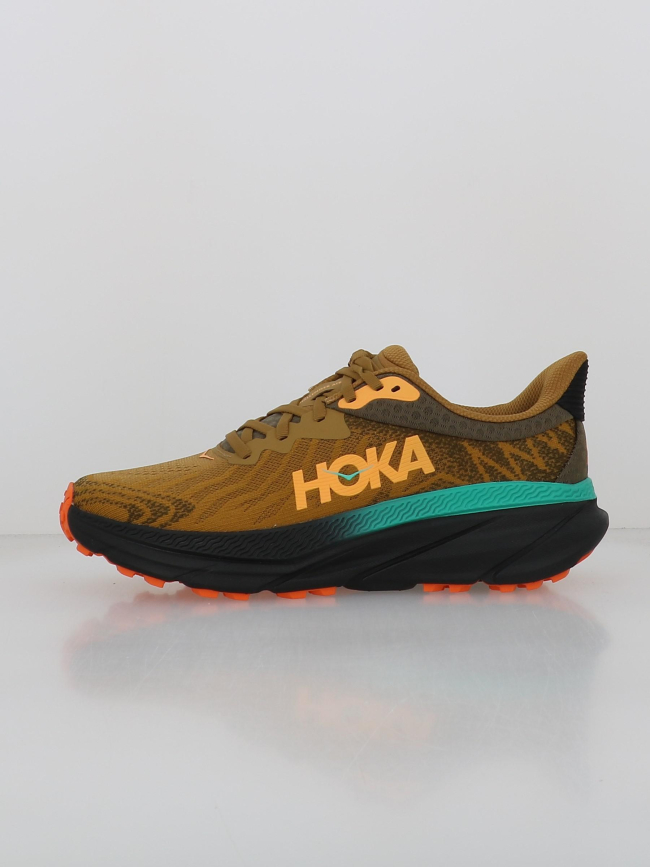 Chaussures de trail challenger 7 kaki homme - Hoka