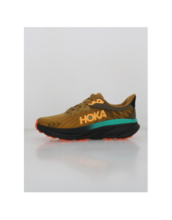 Chaussures de trail challenger 7 kaki homme - Hoka