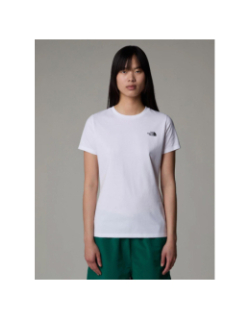 T-shirt simple dome blanc femme - The North Face