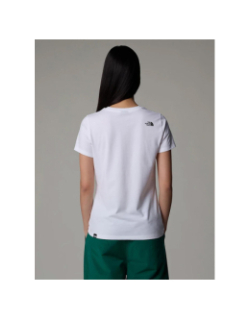 T-shirt simple dome blanc femme - The North Face