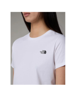 T-shirt simple dome blanc femme - The North Face